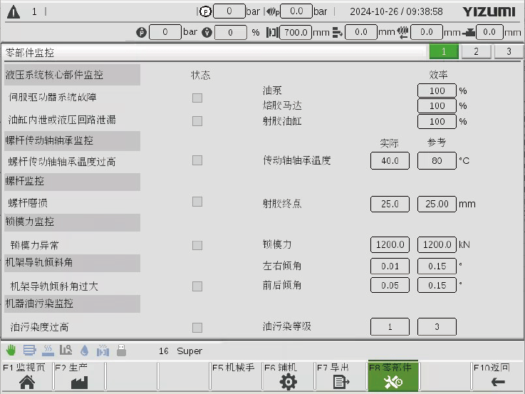 核心零部件預防性監控及保養